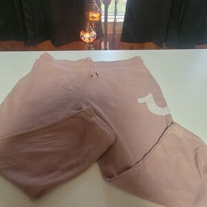 True Religion Dusty Pink Joggers